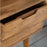 Janeiro Mango Wood 2 Drawer Side Table - The Furniture Mega Store 