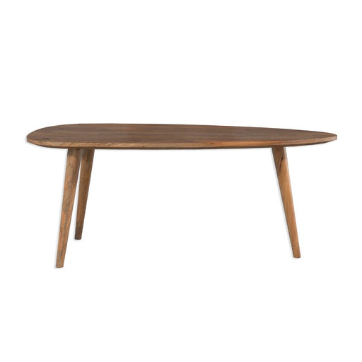 Janeiro Mango Wood Abstract Coffee Table - The Furniture Mega Store 
