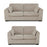 Pacha Fabric 3 Seater & 2 Seater Sofa Set - Choice Of Colours - The Furniture Mega Store 
