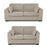 Pacha Fabric 3 Seater & 2 Seater Sofa Set - Choice Of Colours - The Furniture Mega Store 