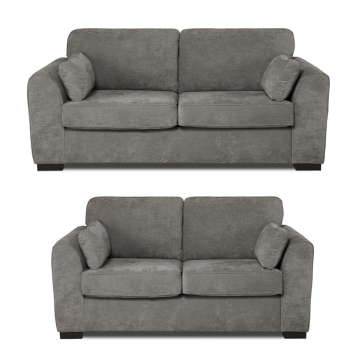 Pacha Fabric 3 Seater & 2 Seater Sofa Set - Choice Of Colours - The Furniture Mega Store 