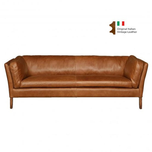 Saddler Vintage Leather Sofa - Choice Of Sizes & Leathers - The Furniture Mega Store 