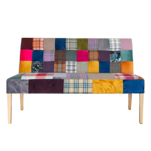 William Patchwork Dining Bench - The Furniture Mega Store 