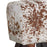 Cow Hide Natural Upholstered Stool - The Furniture Mega Store 