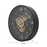 Black & Gold Gears Wall Clock - 46cm - The Furniture Mega Store 