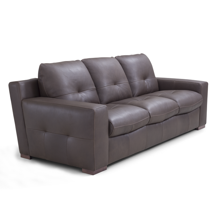 Santos Italian Leather Sofa Collection - Choice Of Sizes & Leathers - The Furniture Mega Store 