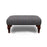 Harris Tweed Small Banquet Footstool - Choice Of Tweed & Legs - The Furniture Mega Store 