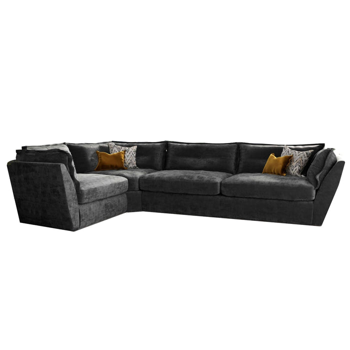 Sully Corner Sofa Collection - Luxury Feather Flex Seats - The Furniture Mega Store 