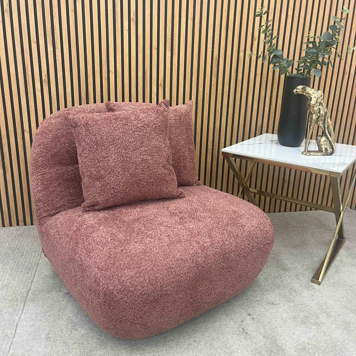 Havana Boucel Swivel Accent Chair - Choice Of Colours - The Furniture Mega Store 