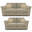 Albany Fabric 3 & 2 Seater Sofa Set - Choice Of Colours - The Furniture Mega Store 