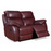 Dallas Burgundy Leather Manual Recliner 3 Seater & 2 Seater Sofa Set - The Furniture Mega Store 