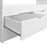 Alba Single Bed with 6 Storage Drawers - White - The Furniture Mega Store 