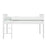 Alba Mid Sleeper Bed With Optional Pull Out Desk - White - The Furniture Mega Store 