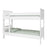 Alba Bunk Bed - White - The Furniture Mega Store 
