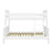 Alba Single Over Double Bunk Bed - White - The Furniture Mega Store 