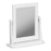 Baroque Vanity Mirror - White Painted Finish - The Furniture Mega Store 