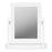 Baroque Vanity Mirror - White Painted Finish - The Furniture Mega Store 