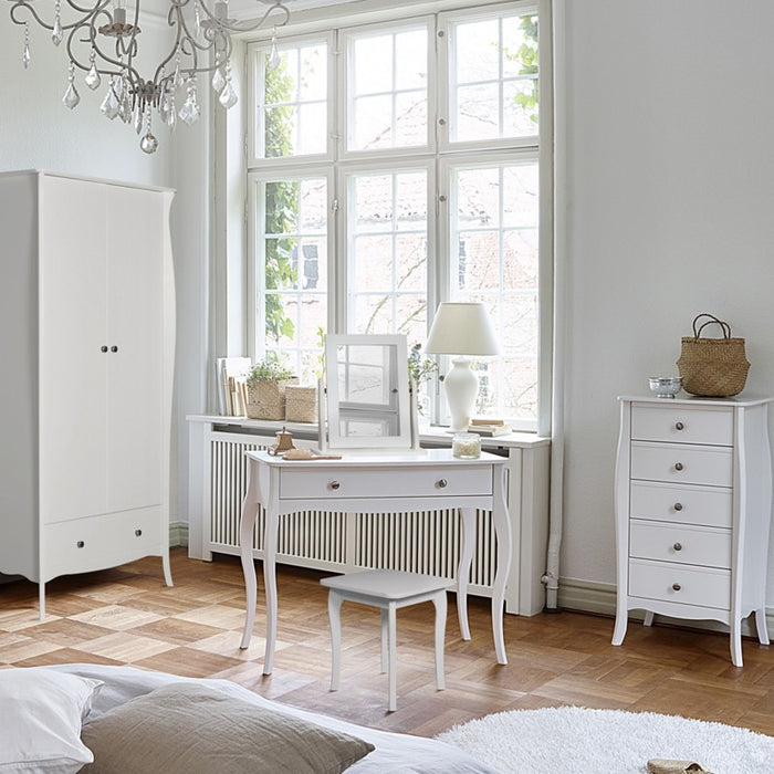 Baroque cheap wardrobe white