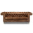 Charles Vintage Leather Square Arm Buttoned Chesterfield Sofa Collection - Choice Of Leathers - The Furniture Mega Store 