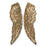 Large Angel Wings Wall Art - Gold - The Furniture Mega Store 