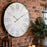 Large Embossed Station Wall Clock - 80cm - The Furniture Mega Store 