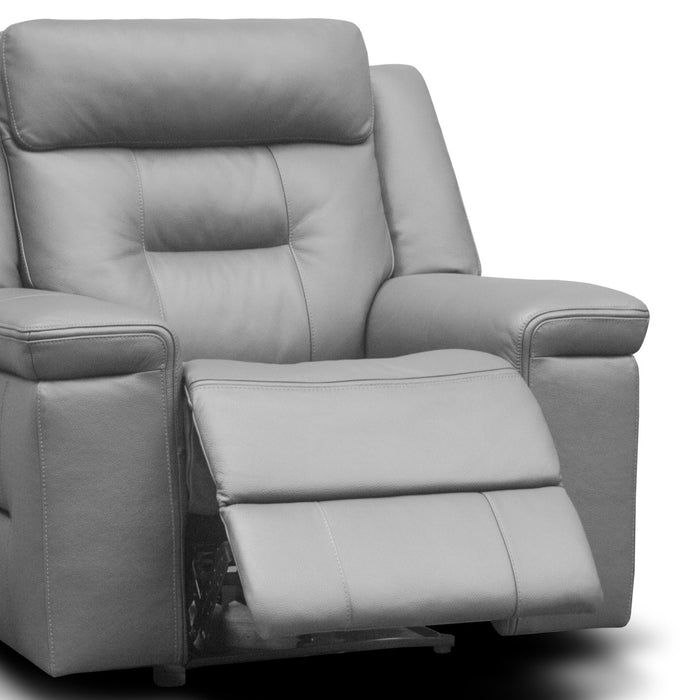 Jacque Leather Recliner Armchair - Various Options - The Furniture Mega Store 