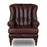 Scholar Armchair - Bespoke Vintage leather & Harris Tweed Options - The Furniture Mega Store 