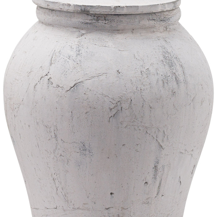 Bloomville Large Stone Ginger Jar - The Furniture Mega Store 