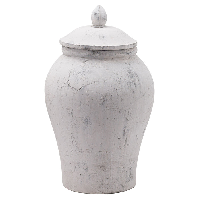 Bloomville Large Stone Ginger Jar - The Furniture Mega Store 