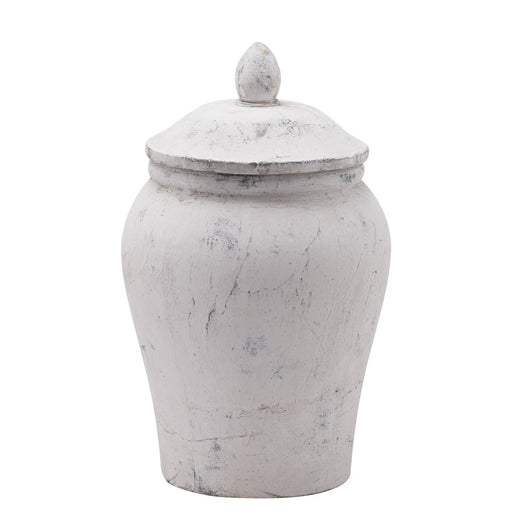 Bloomville Medium Stone Ginger Jar - The Furniture Mega Store 