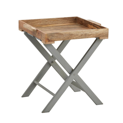 Nordic Grey Collection Butler Tray Table - The Furniture Mega Store 