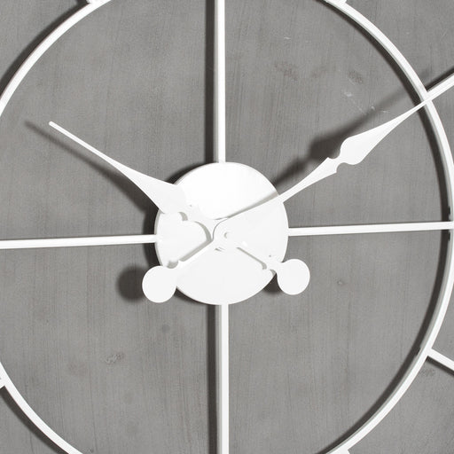 Williston Grey Large Wall Clock - 90cm - The Furniture Mega Store 