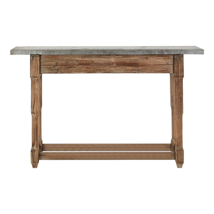 Elementary Metal Top Console Table - The Furniture Mega Store 