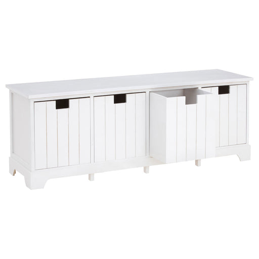 New England 4 Drawer Hallway Bench - The Furniture Mega Store 