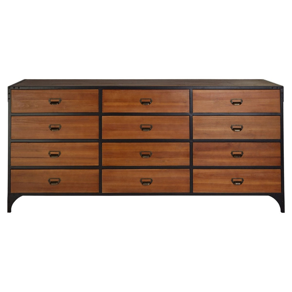 New Foundry 12 Drawer Merchant Cabinet - The Furniture Mega Store 