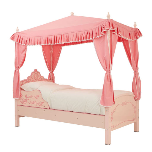Kids Pink Four Poster Princess Palace Bed - The Furniture Mega Store 