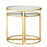 Farran Gold Set Of 5 Nest Tables - The Furniture Mega Store 