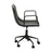 Branson Black Leather Swivel Office Chair - The Furniture Mega Store 