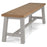 Sunbury Oak & Grey Painted Dining Bench - 160 cm - The Furniture Mega Store 