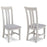 Sunbury Oak And Grey Painted Upholstered Dining Chair - The Furniture Mega Store 