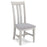 Sunbury Oak And Grey Painted Upholstered Dining Chair - The Furniture Mega Store 