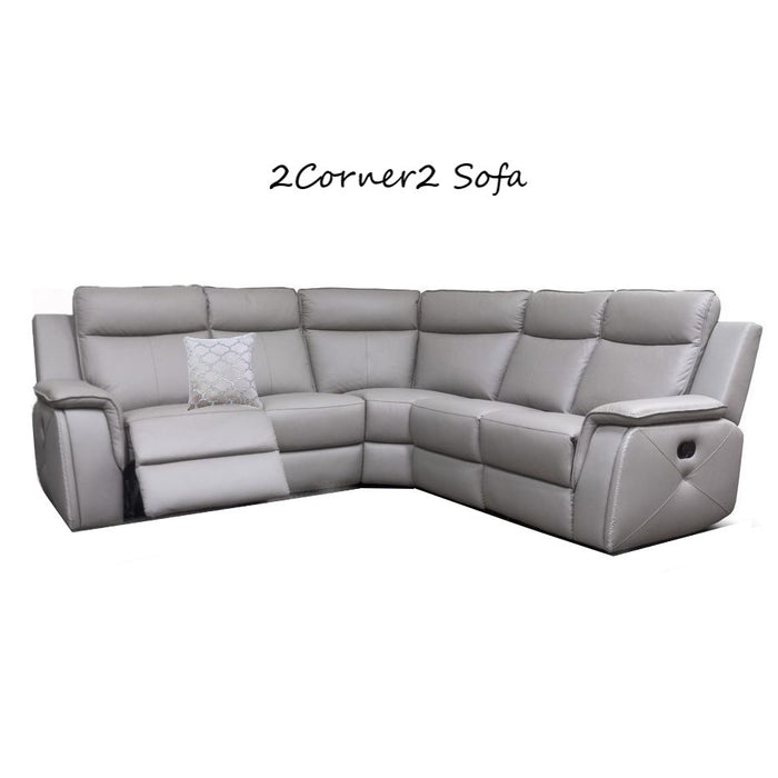 Clayton Leather Modular Recliner Sofa & Chair Collection - Choice Of Colours - The Furniture Mega Store 