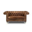 Charles Vintage Leather Square Arm Buttoned Chesterfield Sofa Collection - The Furniture Mega Store 