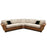 Darwin Fabric Corner Sofa Collection - Scatter or Standard Back - The Furniture Mega Store 