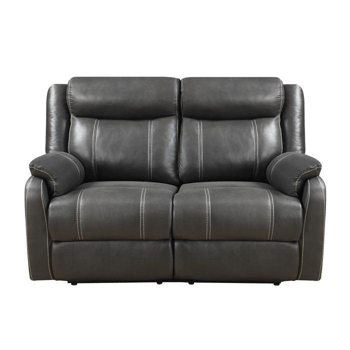 Leeds Recliner Sofa & Armchair Collection - Gun Metal Grey - The Furniture Mega Store 