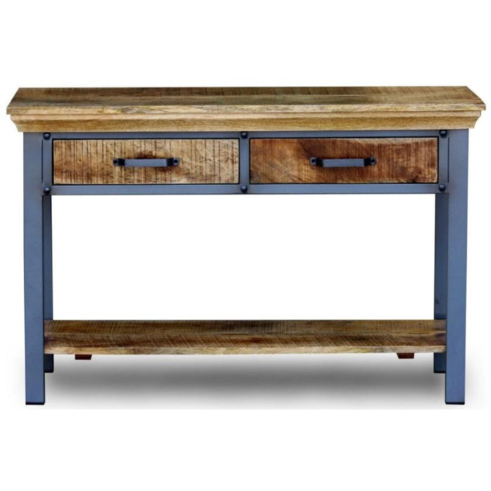 Metro Mango Wood Console Table - The Furniture Mega Store 