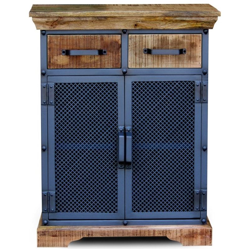 Metro Mango Wood Hall Cabinet - The Furniture Mega Store 