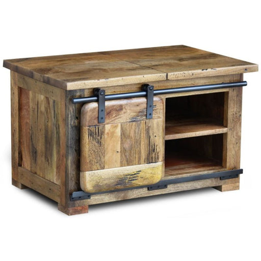 Germain Iron Works Mango Wood Coffee Table - The Furniture Mega Store 