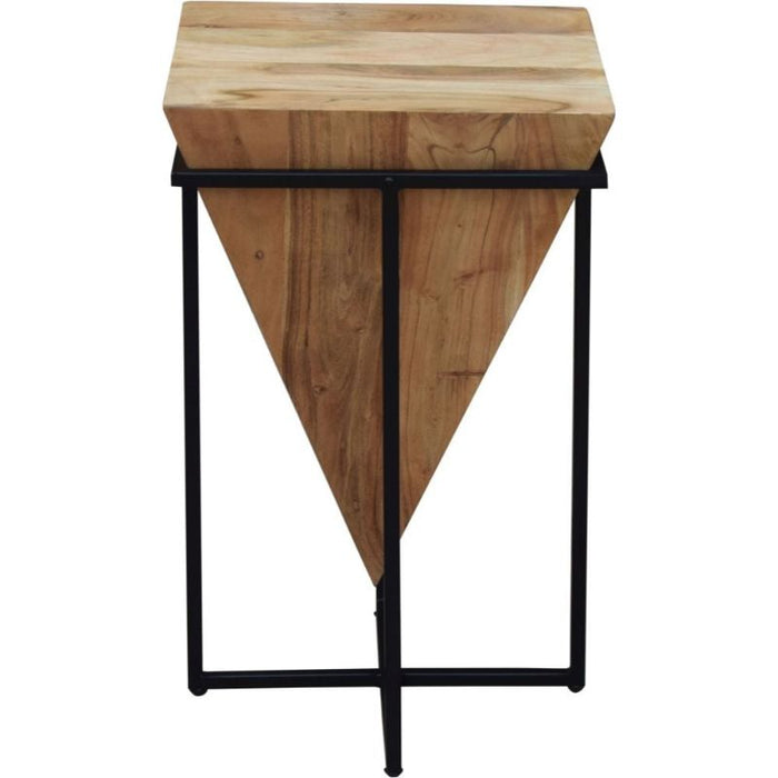 Modern Reclaimed Industrial Medium Side Table - 1069 - The Furniture Mega Store 