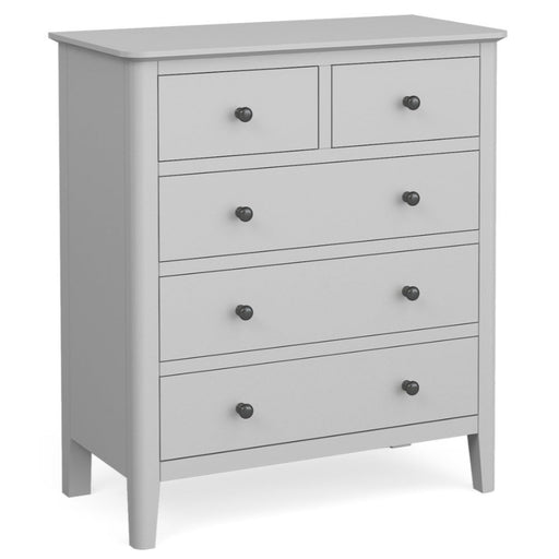 Capri Silver Grey Wide Chest of Drawer, 2 + 3 Drawers - The Furniture Mega Store